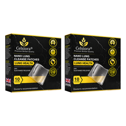 😍💖Celsiora® Nano Lung Cleanse Patches (stubborn mucus, COPD, chest tightness, shortness of breath, persistent cough, pneumonia)