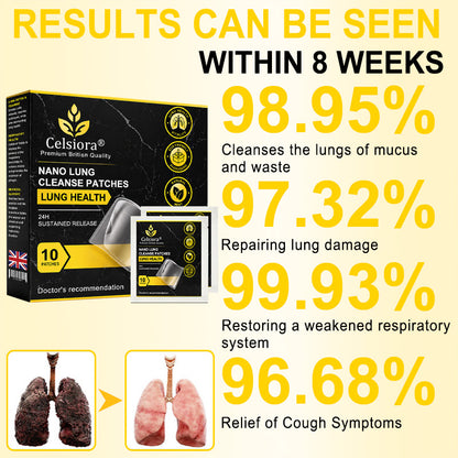 😍💝Celsiora® Nano Lung Cleanse Patches (stubborn mucus, COPD, chest tightness, shortness of breath, persistent cough, pneumonia)