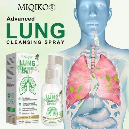 😍🎁MIQIKO® Advanced Lung Cleansing Spray, Clean the lungs ＆ respiratory tract🫁