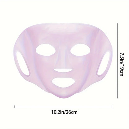 1pcs Silicone Facial Mask Moisturizing Mask Cover Anti-evaporation Beauty Facial Tool Reusable Mask Fixing Cover